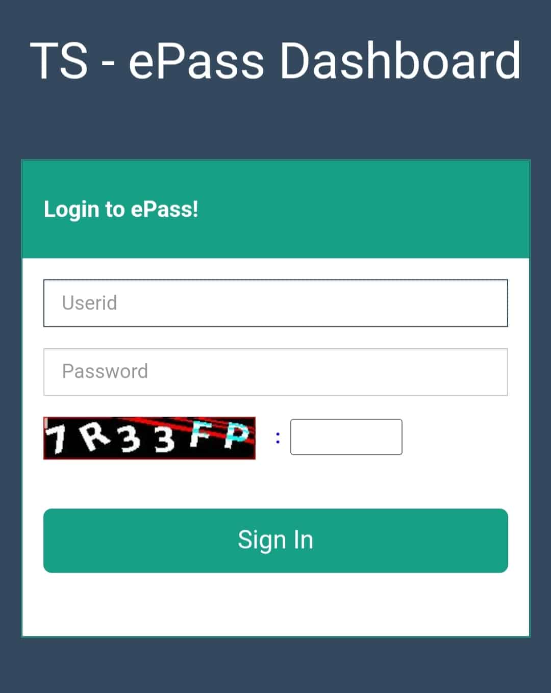 ts-epass login dashboard