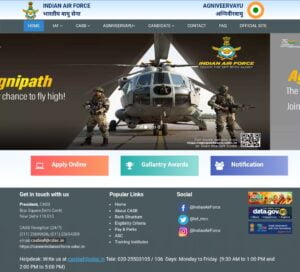 Agniveer air force online registration