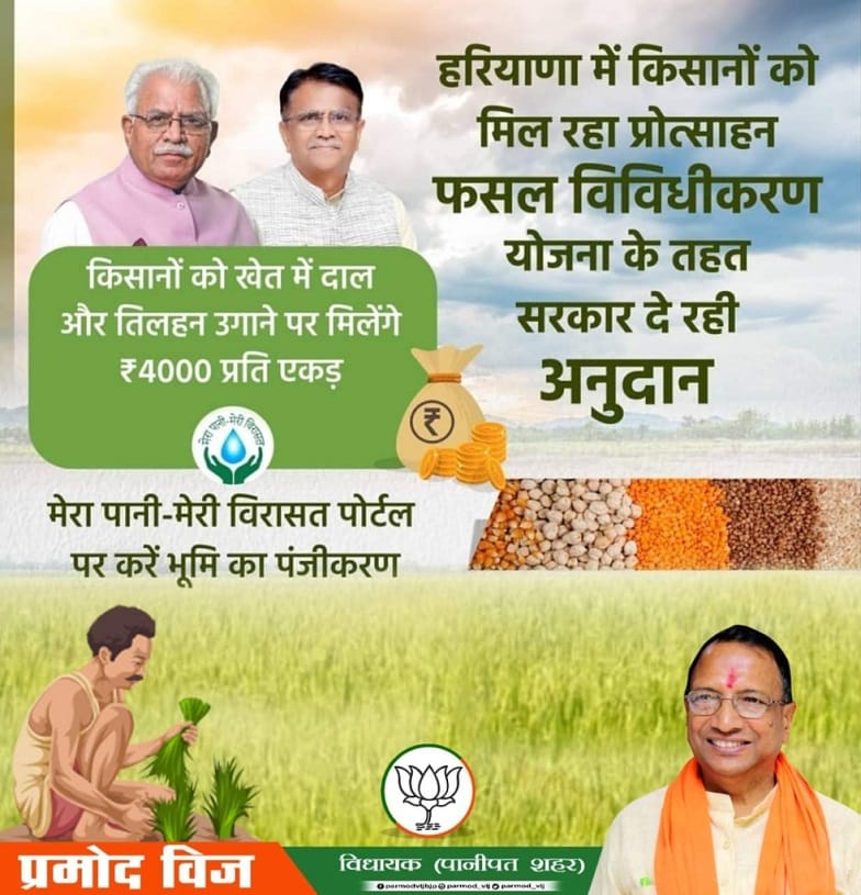 Haryana Crop Diversification Scheme