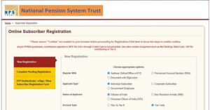 national pension scheme tier 1 registration