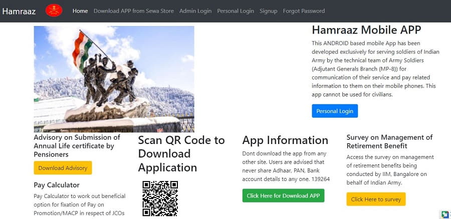 hamraaz app web portal